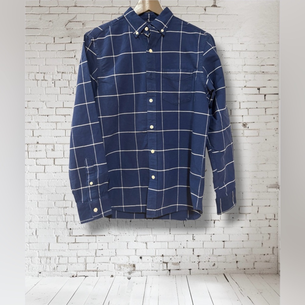 Men's Blue Checkered Shirt